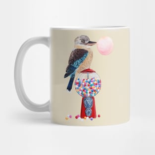 kookaburra and gumball machine Mug